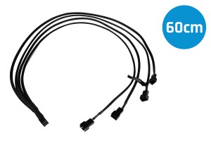 Alphacool y-splitter 3-Pin to 4x 3-Pin 60cm (18696)